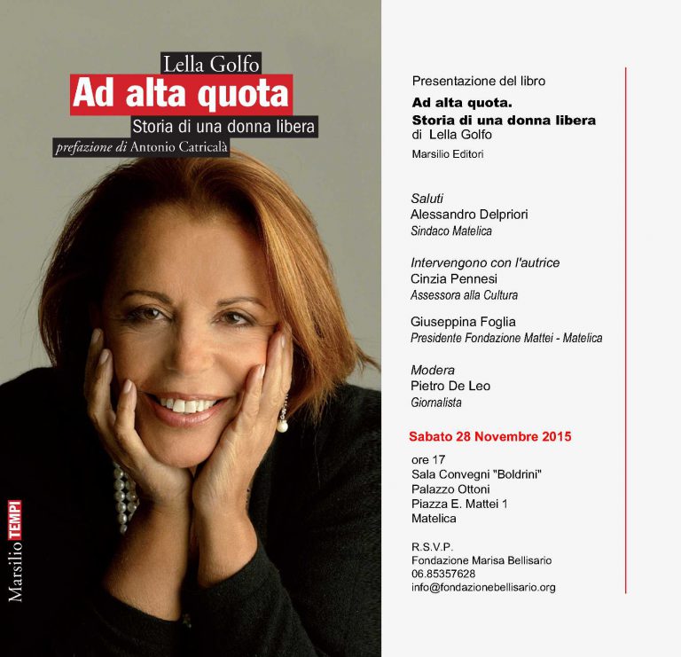 Presentazione Libro “Ad Alta Quota” – Matelica 28 Novembre 2015