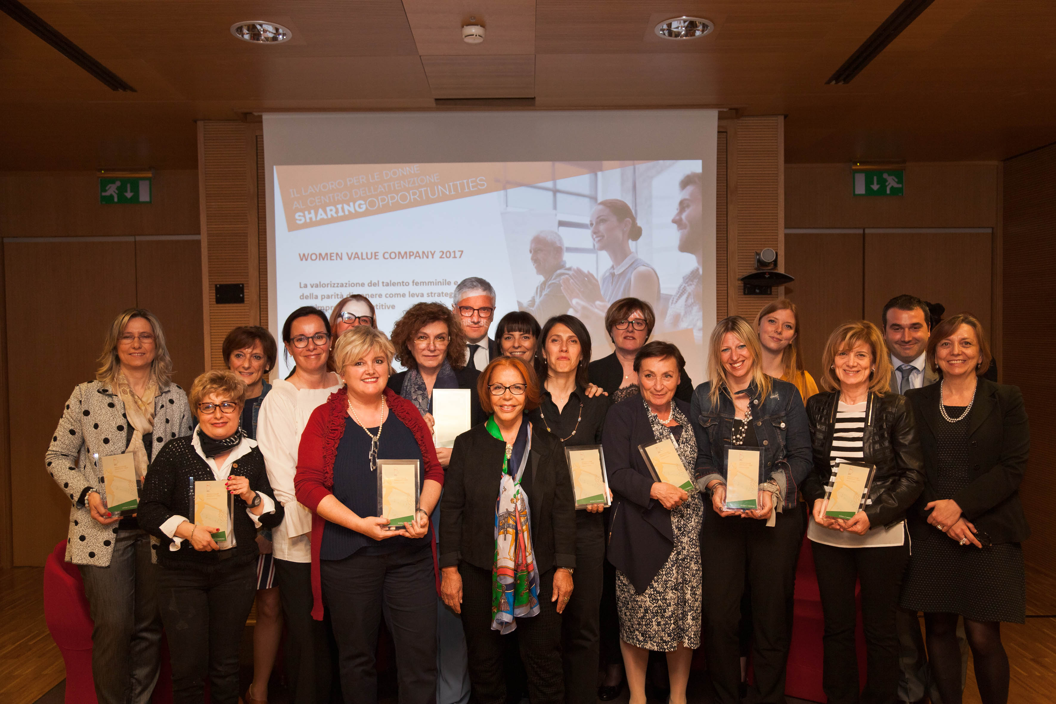 Premiazione Woman Value Company organizzato da INTESA SAN PAOLO presso la sede di Padova