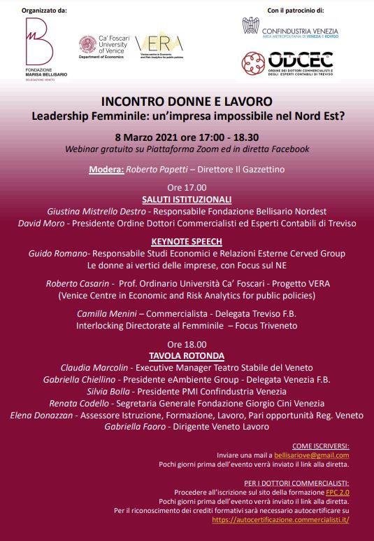 Leadership Femminile: un’impresa impossibile nel Nord Est?             